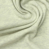 Light Grey Marl Rib Knit, Poly-Cotton — photo 2