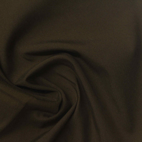 Dark Brown Poplin, Viscose-Tencel Lyocell