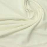 Slub Viscose Stretch Jersey Knit Fabric, 200 gsm, 152 cm — White — photo 2