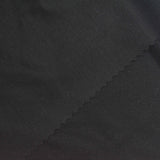 Cotton Polyester Interlock Knit Fabric, 185 gsm, 165 cm — Black — photo 2