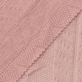Pink Openwork Pointelle Knit, Polyester — photo 2