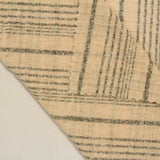 Grey Textured-Stripe Rib Knit, Poly-Viscose — photo 2