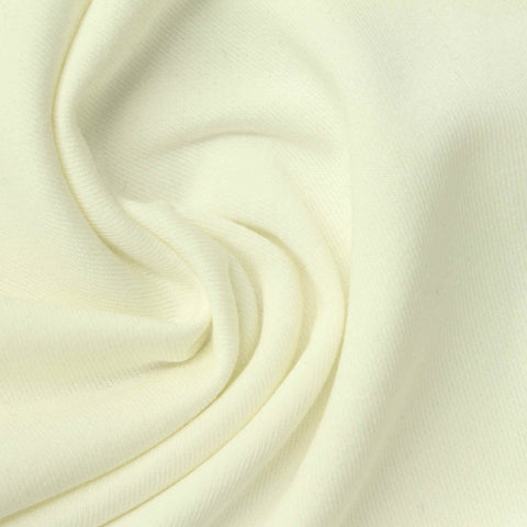 Cotton Polyester French Terry Fabric, 280 gsm, 175 cm — White