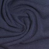 100% Polyester French Terry Fabric, 320 gsm, 160 cm — Navy — photo 2