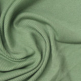 Modal Polyester Stretch Rib Knit Fabric, 230 gsm, 165 cm — Green — photo 2