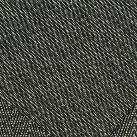 Black Chevron Interlock Knit, Poly-Viscose