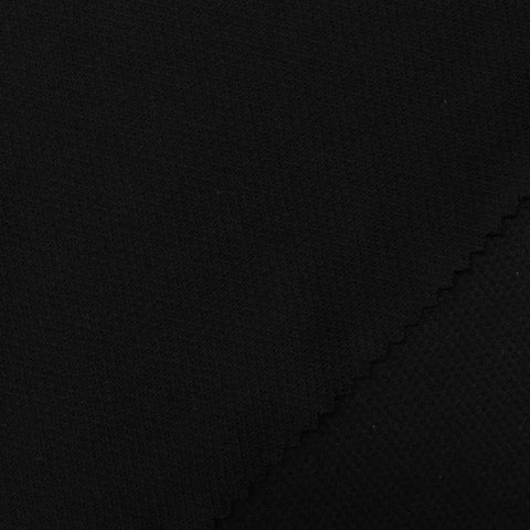 100% Polyester Mesh Fabric, 140 gsm, 175 cm — Black