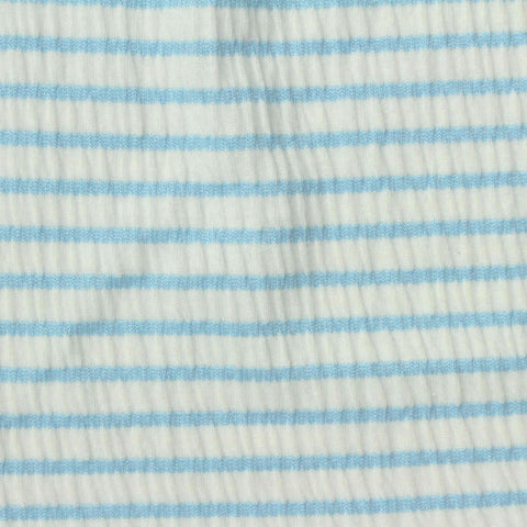 Striped Polyester Viscose Stretch Crepe Fabric, 200 gsm, 145 cm