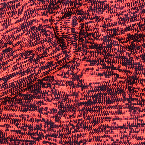 Coral Marl Fleece, Polyester