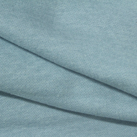 100% Polyester Sherpa Fleece Fabric, 400 gsm, 160 cm — Blue