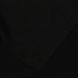 Polyester Cotton Interlock Knit Fabric, 190 gsm, 170 cm — Black — photo 2