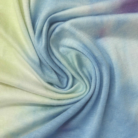 Viscose Stretch Jersey Knit Fabric, 180 gsm, 160 cm — Blue