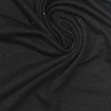 Viscose Stretch Jersey Knit Fabric, 160 gsm, 173 cm — Black — photo 2