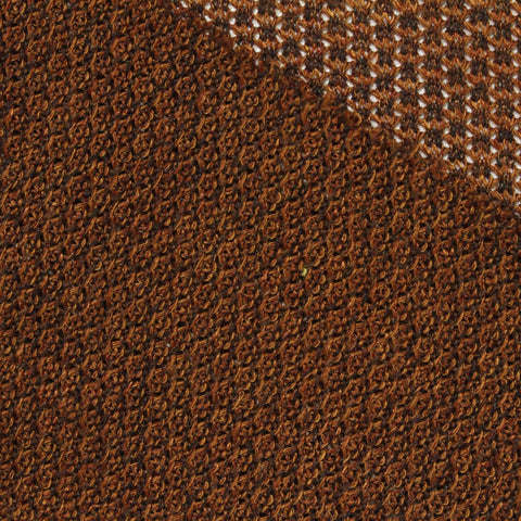 Dark Brown Openwork Jacquard, Polyester