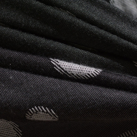 Light Grey Dots Jacquard, Viscose-Poly