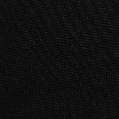 Polyester Stretch Jersey Knit Fabric, 210 gsm, 165 cm — Black