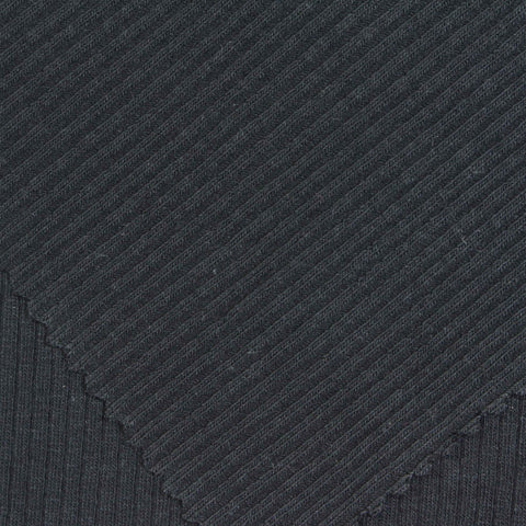 Charcoal Rib Knit