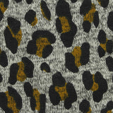 Black Leopard Chunky Knit, Viscose-Poly — photo 2