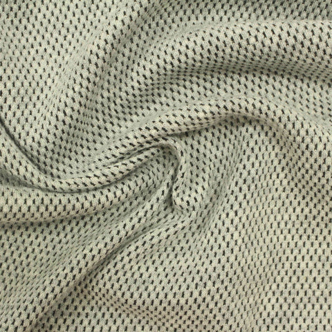 Jacquard Cotton Polyester Jersey Knit Fabric, 166 gsm, 185 cm — Beige