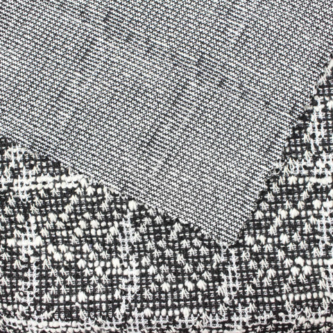 Black Marl Jacquard, Poly-Cotton