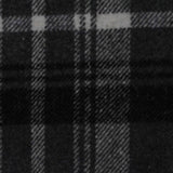 Dark Grey Plaid Woven, Polyester — photo 2