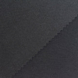 Polyester Stretch Linen-Look Fabric, 320 gsm, 145 cm — Black — photo 2