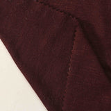 Dark Red Marl Jersey Knit, Viscose-Poly — photo 2