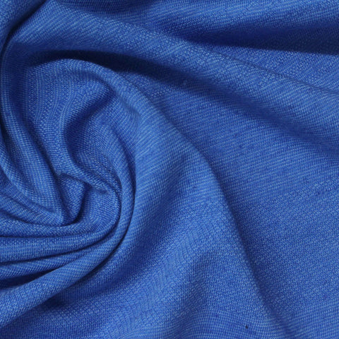 Heathered Blue Marl Jersey Knit, Cotton-Poly, 170 gsm