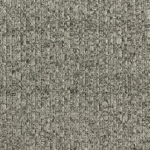 Grey Marl Rib Knit, Poly-Viscose, 197 gsm