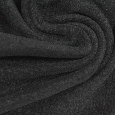 Dark Grey Heather Velvet, Polyester