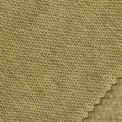 Heathered Yellow Marl Jersey Knit, Poly-Viscose