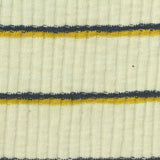 Dark Blue Horizontal-Stripe Rib Knit — photo 2