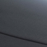 Black Textured Interlock Knit, Nylon-Spandex — photo 2