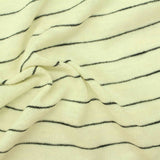 Black Horizontal-Stripe Knit, Polyester — photo 2