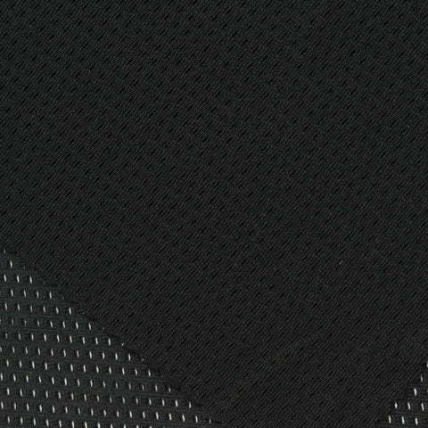 White Dashes Mesh, Poly-Spandex