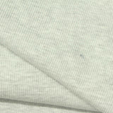 Light Grey Heathered-Marl Rib Knit, Cotton — photo 2