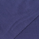 Viscose Stretch Rib Knit Fabric, 285 gsm, 130 cm — Navy — photo 2