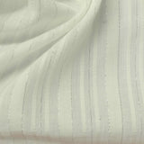 Off-White Vertical-Stripe Woven, Cotton — photo 2