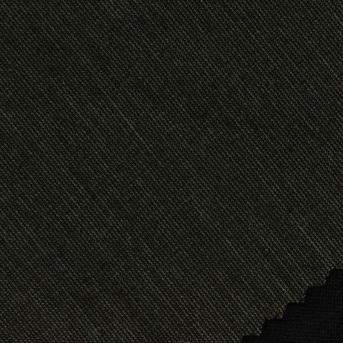 Polyester Stretch Ponte Knit Fabric, 419 gsm, 160 cm — Black