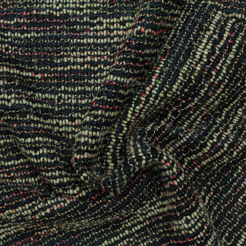 Cream Marl Jacquard, Poly-Cotton, 254 gsm