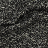 Black Marl Chunky Knit, Poly-Cotton — photo 2