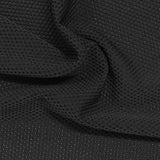 Dark Grey Dot Warp Knit, Nylon-Spandex — photo 2