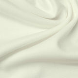 100% Polyester French Terry Fabric, 230 gsm, 160 cm — White — photo 2