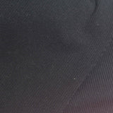 Polyester Stretch Rib Knit Fabric, 320 gsm, 130 cm — Black — photo 2