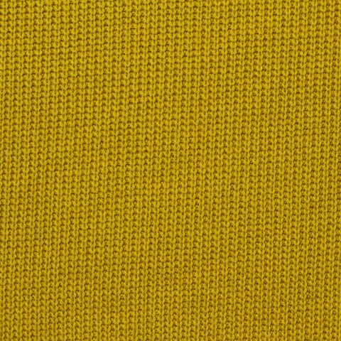 Cotton Viscose Stretch Rib Knit Fabric, 330 gsm, 160 cm — Yellow