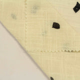 Black Dots Crepe, Cotton — photo 2