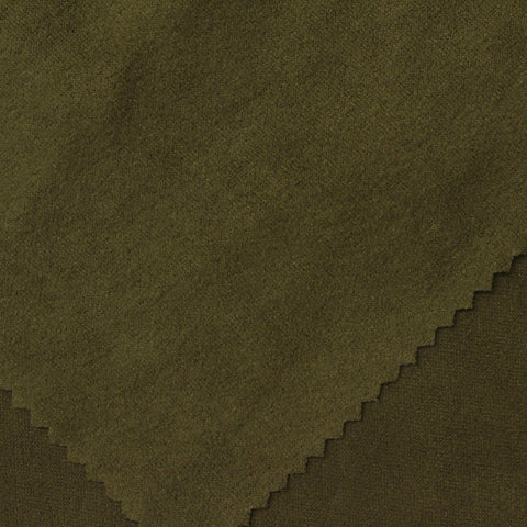 Polyester Stretch Faux Suede Fabric, 235 gsm — Khaki, ref EF-263962
