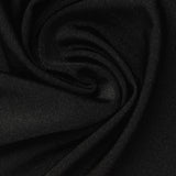 Nylon Stretch Warp Knit Fabric, 200 gsm, 155 cm — Black — photo 2