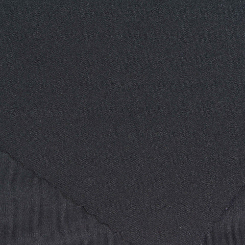 Black Interlock Knit, Nylon-Spandex