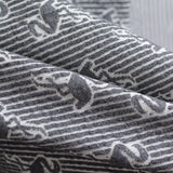 Jacquard 100% Polyester Knit Fabric, 260 gsm, 150 cm — Grey — photo 2